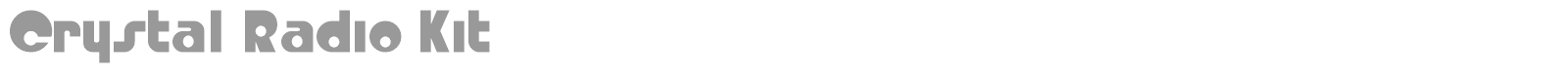 Crystal Radio Kit font preview