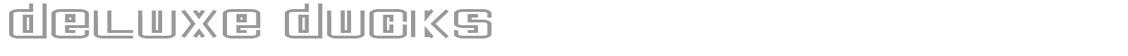 Deluxe Ducks font preview