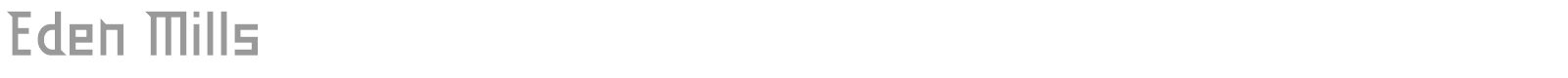 Eden Mills font preview