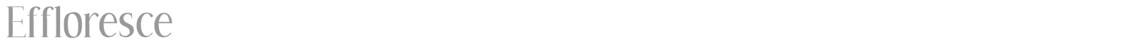 Effloresce font preview
