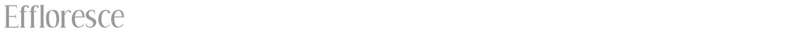 Effloresce font preview