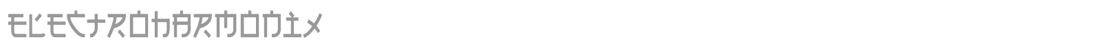 Electroharmonix font preview