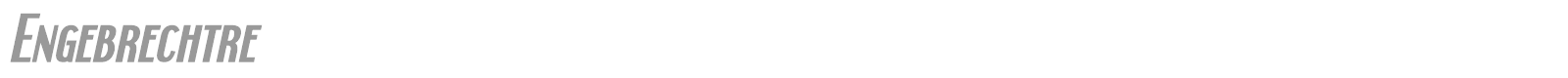 Engebrechtre font preview