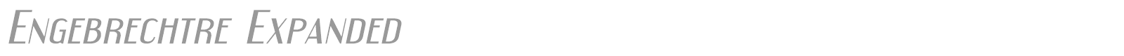 Engebrechtre font preview