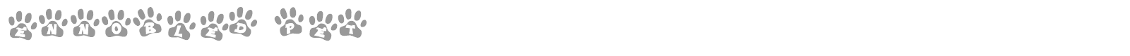 Ennobled Pet font preview