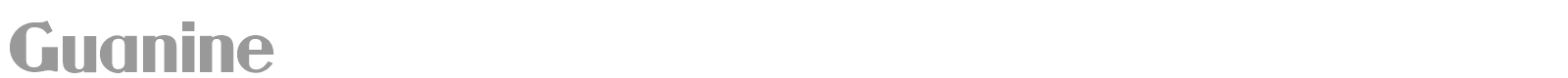 Guanine font preview