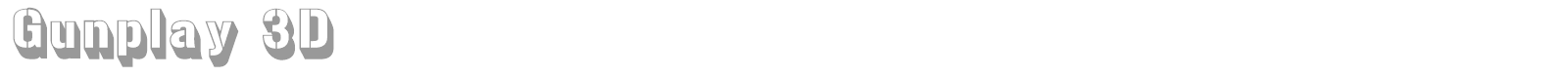 Gunplay font preview