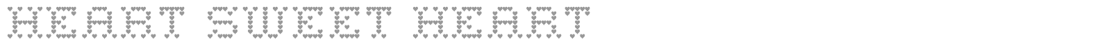 Heart Sweet Heart font preview