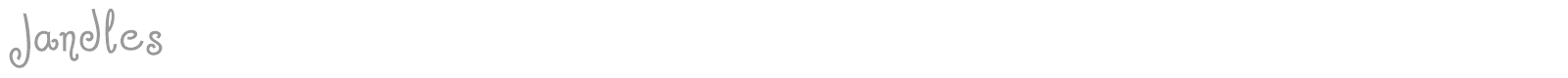 Jandles font preview