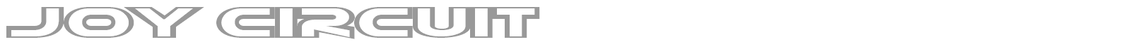 Joy Circuit font preview