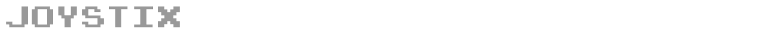 Joystix font preview