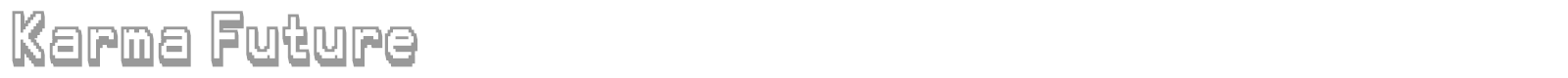 Karma Future font preview