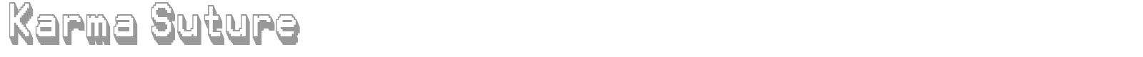 Karma Suture font preview