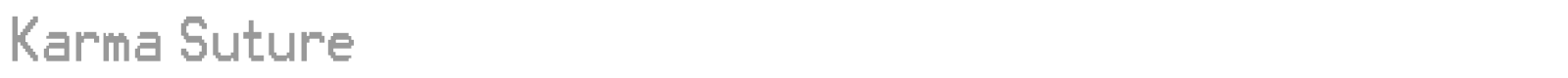 Karma Suture font preview