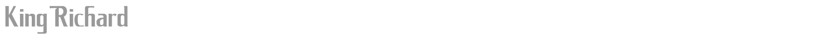 King Richard font preview
