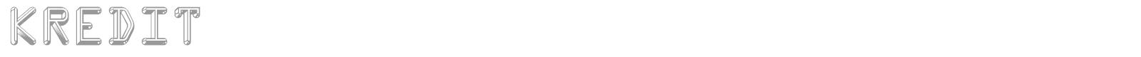 Kredit font preview