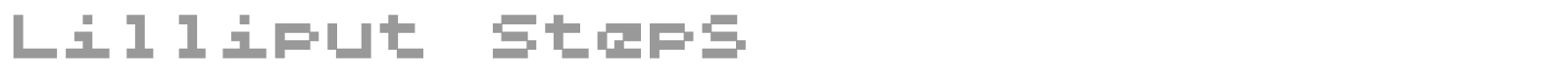 LilliputSteps font preview