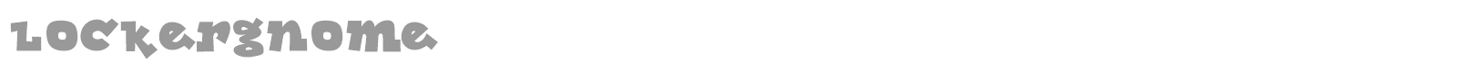 Lockergnome font preview