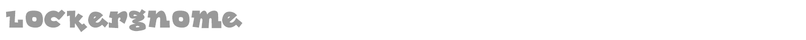 Lockergnome font preview