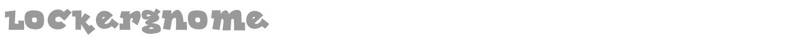 Lockergnome font preview