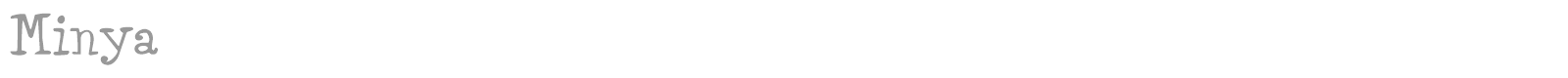 Minya font preview