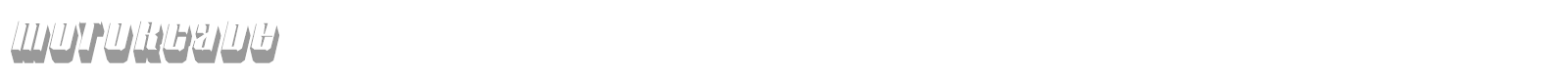 Motorcade font preview