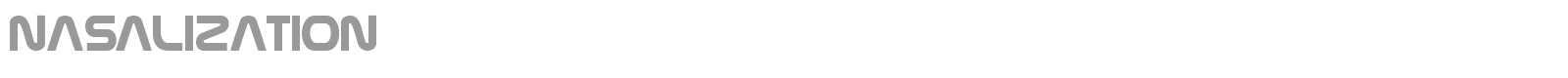 Nasalization font preview