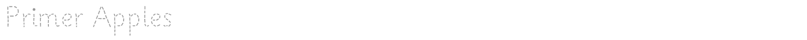Primer Apples font preview