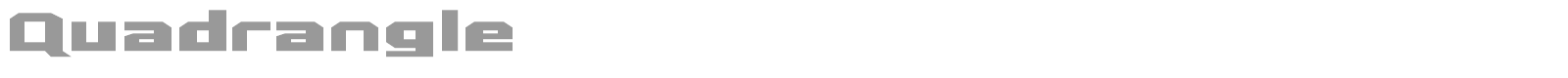 Quadrangle font preview