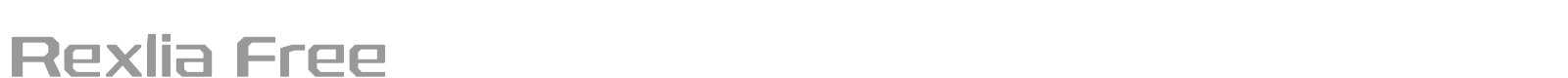 Rexlia font preview