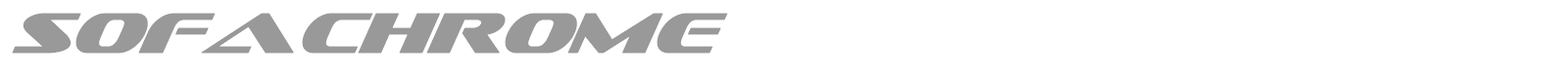 Sofachrome font preview