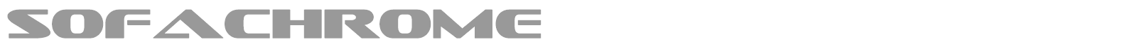 Sofachrome font preview