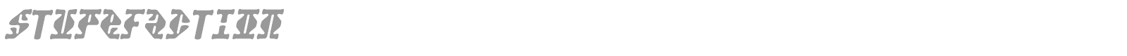 Stupefaction font preview