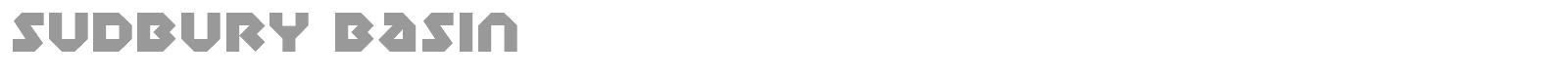 Sudbury Basin font preview
