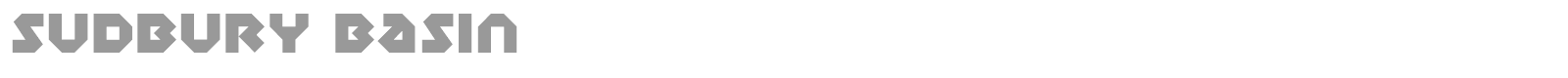 Sudbury Basin font preview