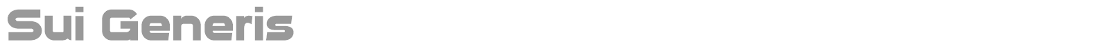 Sui Generis font preview