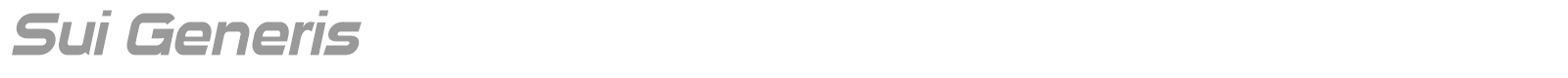 Sui Generis font preview