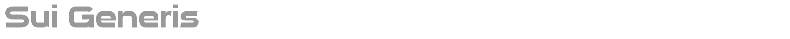 Sui Generis font preview