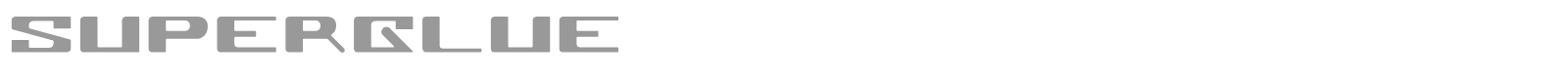 Superglue font preview