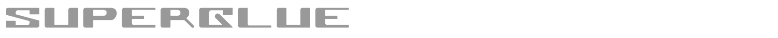 Superglue font preview