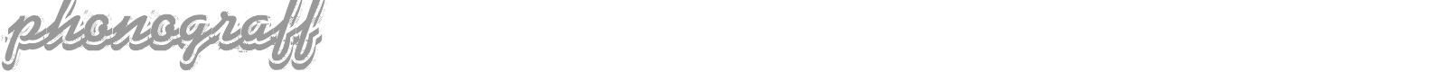 Phonograff font preview