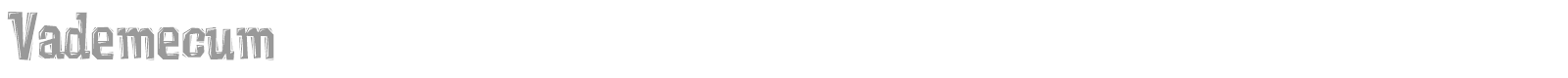 Vademecum font preview