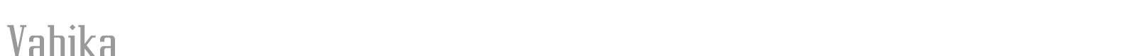 Vahika font preview