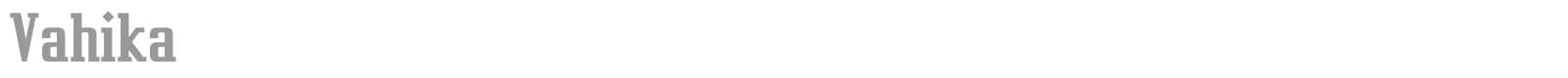 Vahika font preview