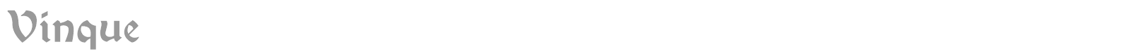 Vinque font preview