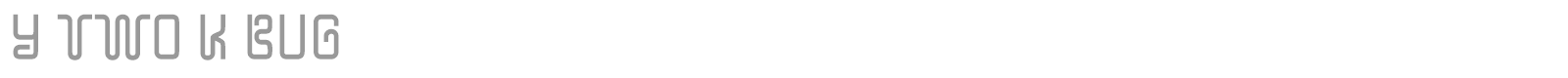 Y2K Bug font preview