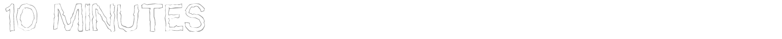 10 Minutes font preview