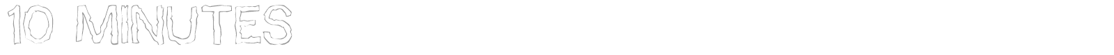10 Minutes font preview