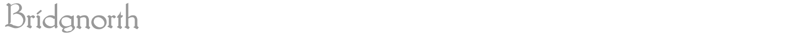 Bridgnorth font preview
