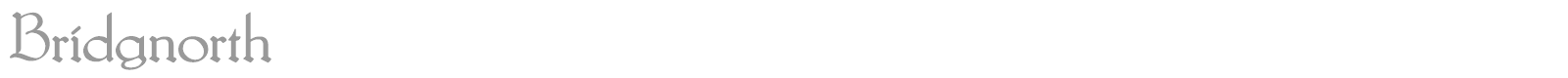 Bridgnorth font preview